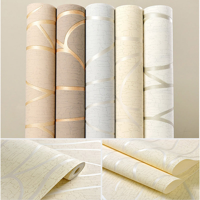 10M on-woven Wallpaper Simple Wallpaper Roll Bedroom Dinning Living Room Wall Covering Modern 3D Wall Paper Home Decor