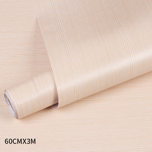 PVC wood grain wallpaper for Kitchen Films reconditioned clothes closet closet door furniture for home office Decor Wall Sticker