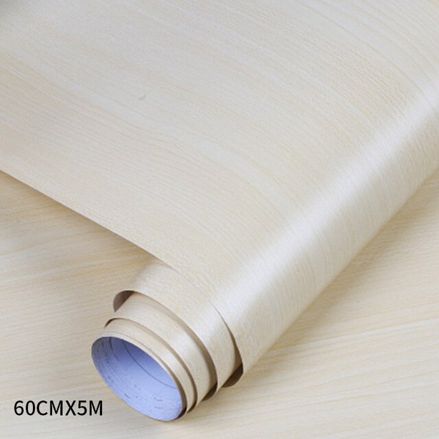 PVC wood grain wallpaper for Kitchen Films reconditioned clothes closet closet door furniture for home office Decor Wall Sticker