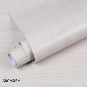 PVC wood grain wallpaper for Kitchen Films reconditioned clothes closet closet door furniture for home office Decor Wall Sticker